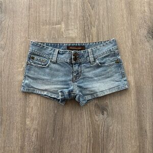 Y2k Vintage Hollister Low Rise Jean Shorts (1)